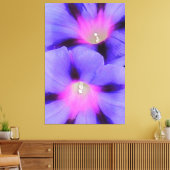 Lila und rosa Morgenglorie Leinwanddruck (Insitu (Wohnzimmer))