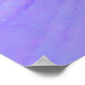 Lila und rosa Morgenglorie Poster (Ecke)