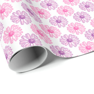 Lila und rosa Muster Geschenkpapier