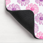 Lila und rosa Muster Mousepad (Ecke)