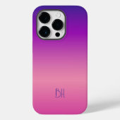 Lila und rosa Ober-Hintergrund Case-Mate iPhone Hülle (Rückseite)