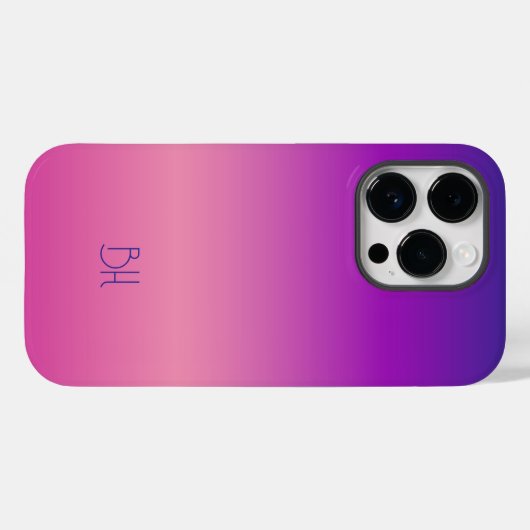 Lila und rosa Ober-Hintergrund Case-Mate iPhone Hülle (Rückseite (Horizontal))