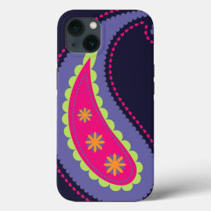 Lila und rosa Paisley Case-Mate iPhone Hülle