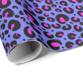 Lila und rosa Papier Geschenkpapier (Rolleneckpunkt)