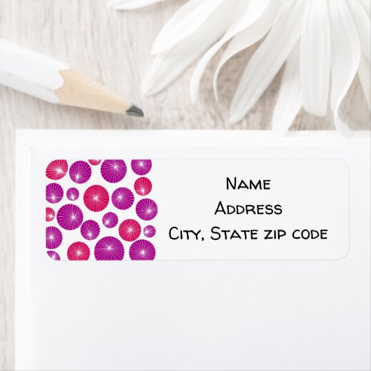 Lila und rosa Pinwheels (Insitu)