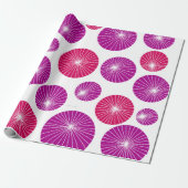 Lila und rosa Pinwheels Geschenkpapier (Ungerollt)