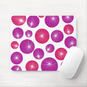 Lila und rosa Pinwheels Mousepad