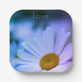 Lila und rosa Platz Pappteller