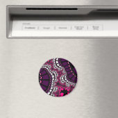Lila und rosa Remix Magnet (In Situ (Geschirrspüler))