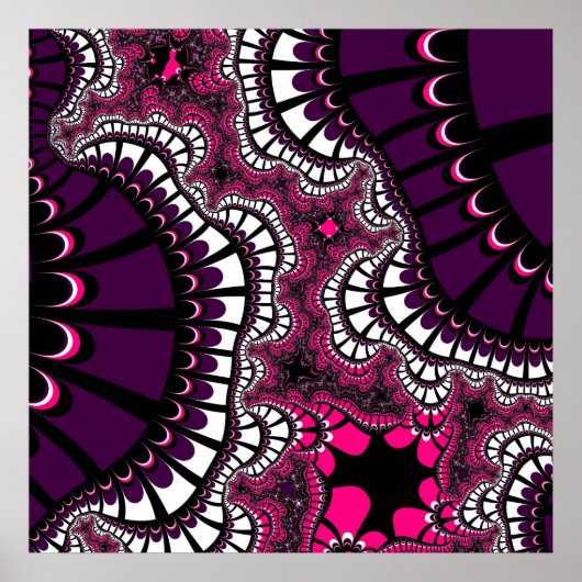 Lila und rosa Remix Poster (Vorne)