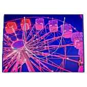 Lila und rosa Riesenrad Große Geschenktüte (Vorderseite)
