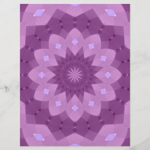 Lila und rosa Rosette