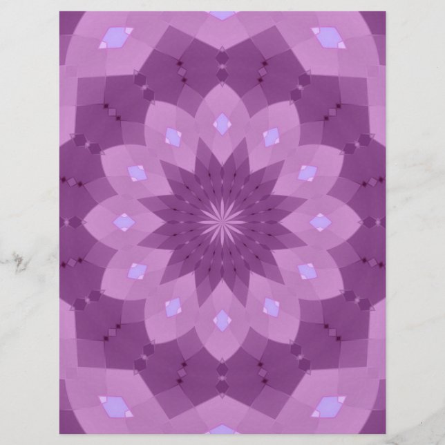 Lila und rosa Rosette (Vorderseite)