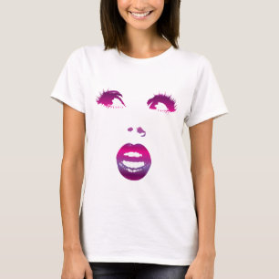 Lila und rosa Schönheit T-Shirt