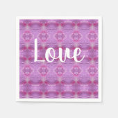 Lila und rosa serviette (Vorderseite)