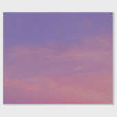 Lila und rosa Sonnenuntergänge Geschenkpapier (Flach)