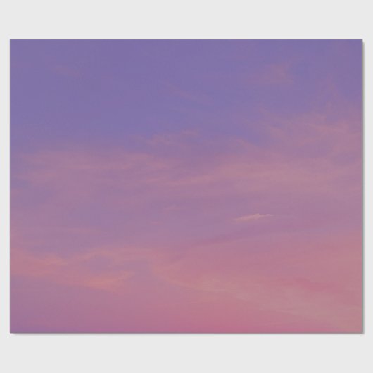 Lila und rosa Sonnenuntergänge Geschenkpapier (Flach)