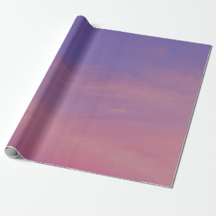 Lila und rosa Sonnenuntergänge Geschenkpapier