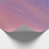 Lila und rosa Sonnenuntergänge Geschenkpapier (Ecke)