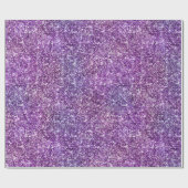 Lila und rosa strahlender Glitzer Geschenkpapier (Flach)