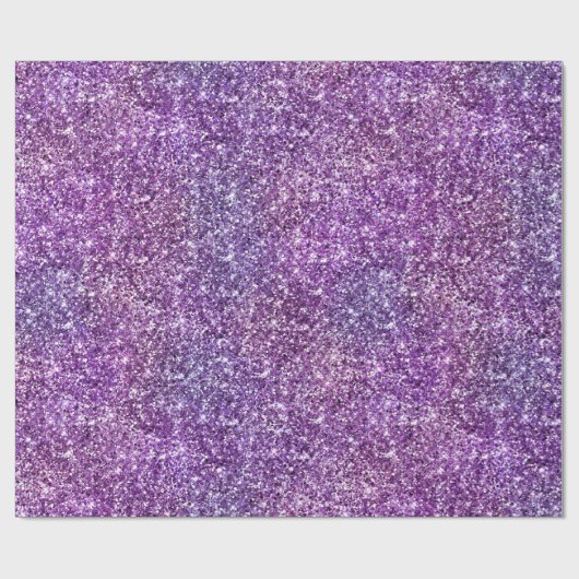Lila und rosa strahlender Glitzer Geschenkpapier (Flach)