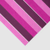 Lila und rosa Streifen Seidenpapier (Detail)