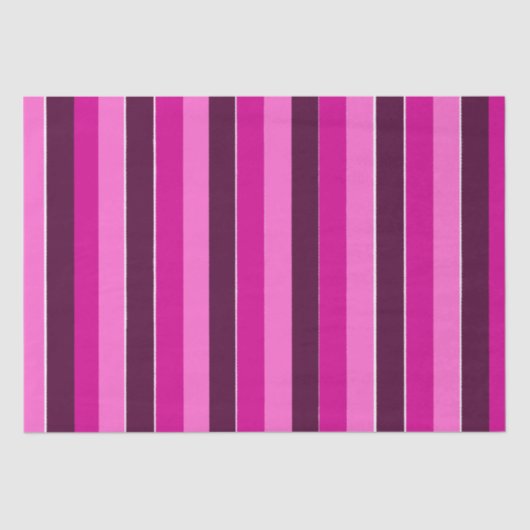 Lila und rosa Streifen Seidenpapier (Vorderseite)