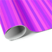 Lila und rosa Stripey Hippie-Muster Geschenkpapier (Rolleneckpunkt)