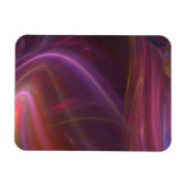 Lila und rosa Strömungen Magnet (Horizontal)