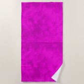 Lila und Rosa Tie Dye, Strandtuch (Vorderseite)