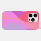 Lila und rosa Wellen Case-Mate iPhone Hülle (Rückseite (Horizontal))