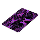 Lila und rosa Zauberkünstler Magnet (Linke Seite)