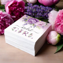 Lila und rosafarbene Blume Brautparty Girl