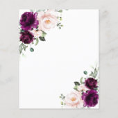 Lila und rosafarbene Dusche mit Dusche/WC (Rückseite)