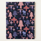 Lila und rosafarbene Pilze nach Maß Planer (Rückseite)