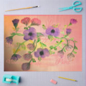 Lila und rosafarbenes Papierfass Seidenpapier (Basteln)