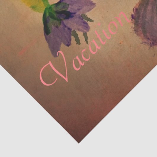 Lila und rosafarbenes Papierfass Seidenpapier (Ausschnitt)