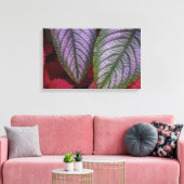 Lila und rote Leinwand (Insitu (Wohnzimmer))