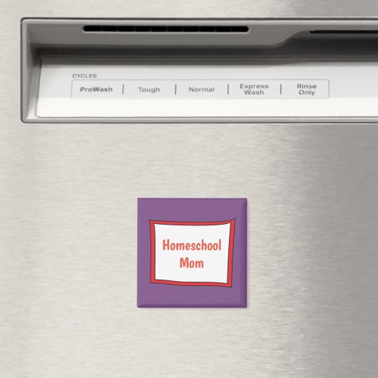 Lila und rote Mama Magnet (In Situ (Geschirrspüler))