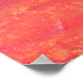 lila und roter Druck Poster (Ecke)