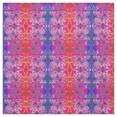 Lila und rotes, romantisches Herzmuster Stoff (Muster)