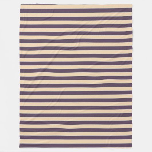 Lila und rötlich-rosa Streifen Fleecedecke (Vorderseite)