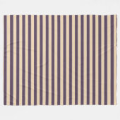 Lila und rötlich-rosa Streifen Fleecedecke (Vorderseite (Horizontal))