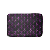 Lila und schwarz badematte (Vorderseite)