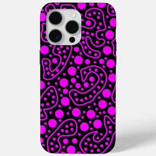 Lila und schwarz Case-Mate iPhone hülle (Rückseite)