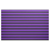 Lila und schwarz gefärbtes Leinen-/Streifenmuster Stoff (Fat Quarter (45,7 x 55,9 cm))