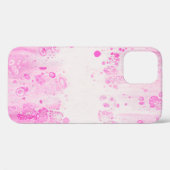 LILA UND SCHWARZ POLKA DOT TEXTIL Case-Mate iPhone HÜLLE (Rückseite (Horizontal))