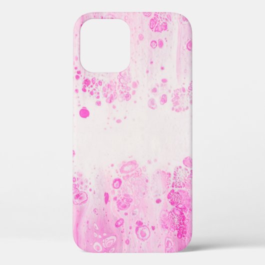 LILA UND SCHWARZ POLKA DOT TEXTIL Case-Mate iPhone HÜLLE (Rückseite)