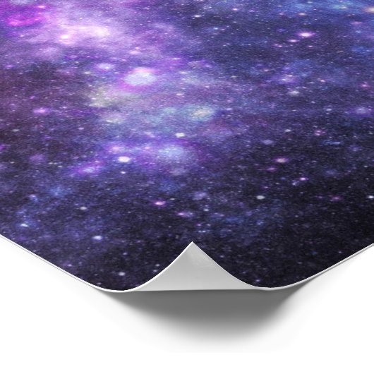 Lila und schwarz poster (Ecke)