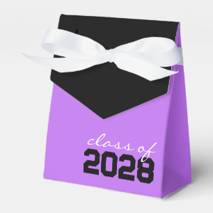 Lila und schwarze Abschluss-Favoritenboxen Geschenkschachtel